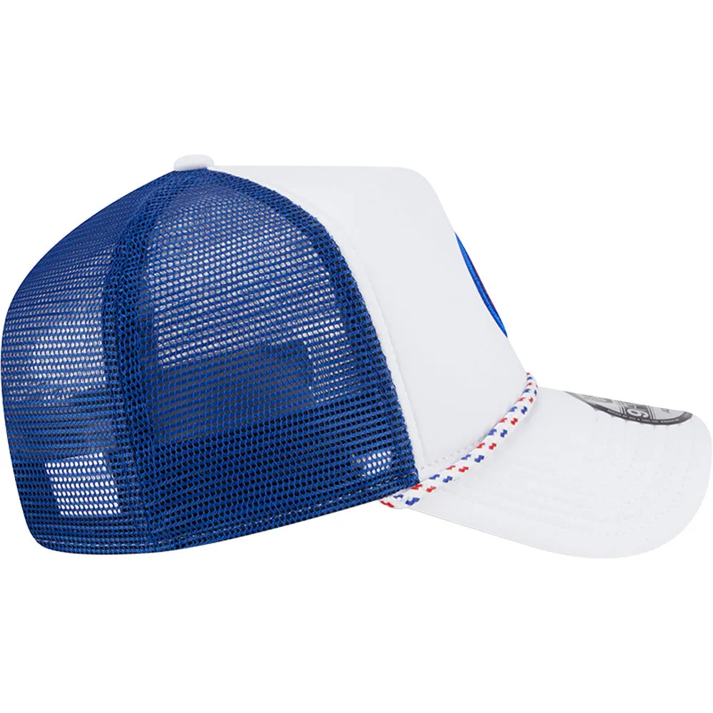 MLB Chicago Cubs New Era Court Sport 9FORTY A-Frame Adjustable Hat