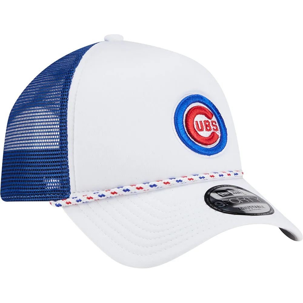 MLB Chicago Cubs New Era Court Sport 9FORTY A-Frame Adjustable Hat