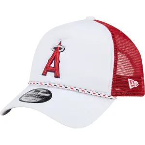 MLB Los Angeles Angels New Era Court Sport 9FORTY A-Frame Adjustable Hat