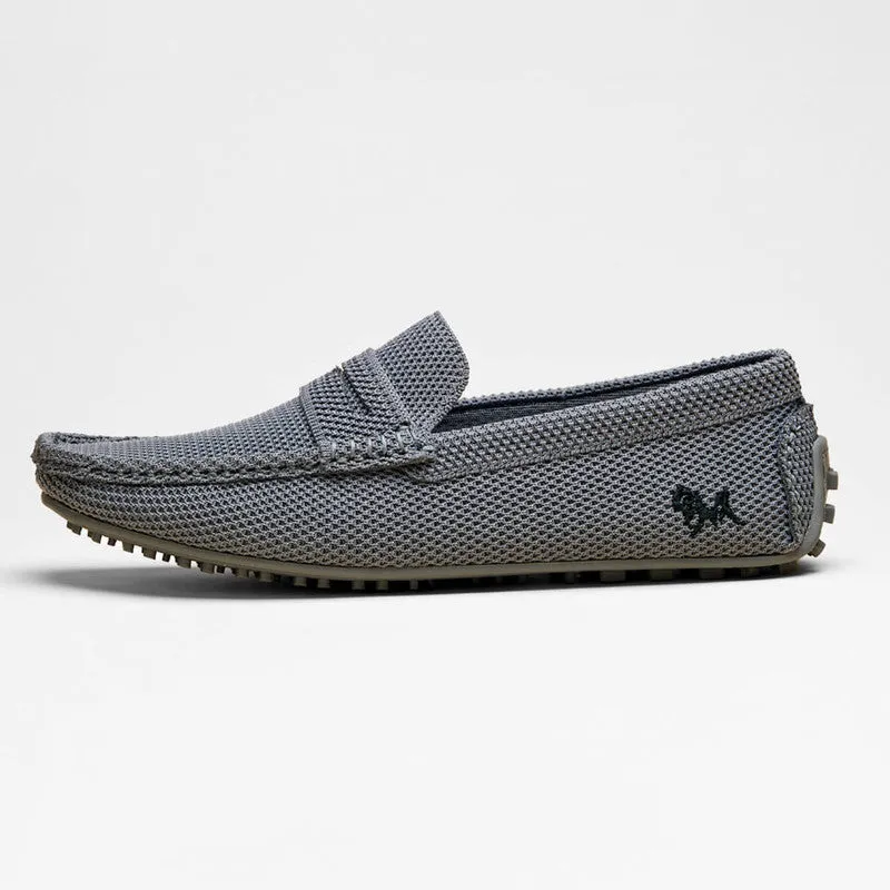 Neeman's Knitted Loafers for Men | Steel Grey