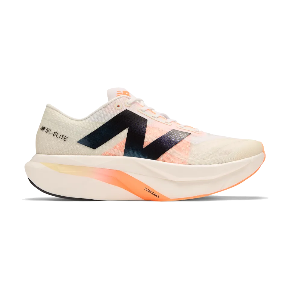 New Balance Men's FuelCell SuperComp Elite v4 White/Angora/Hot Mango