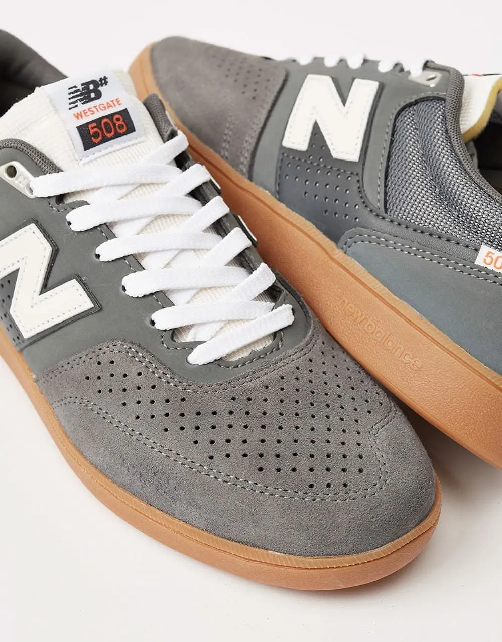 New Balance Numeric 508 Skate Shoes - Grey/Gum