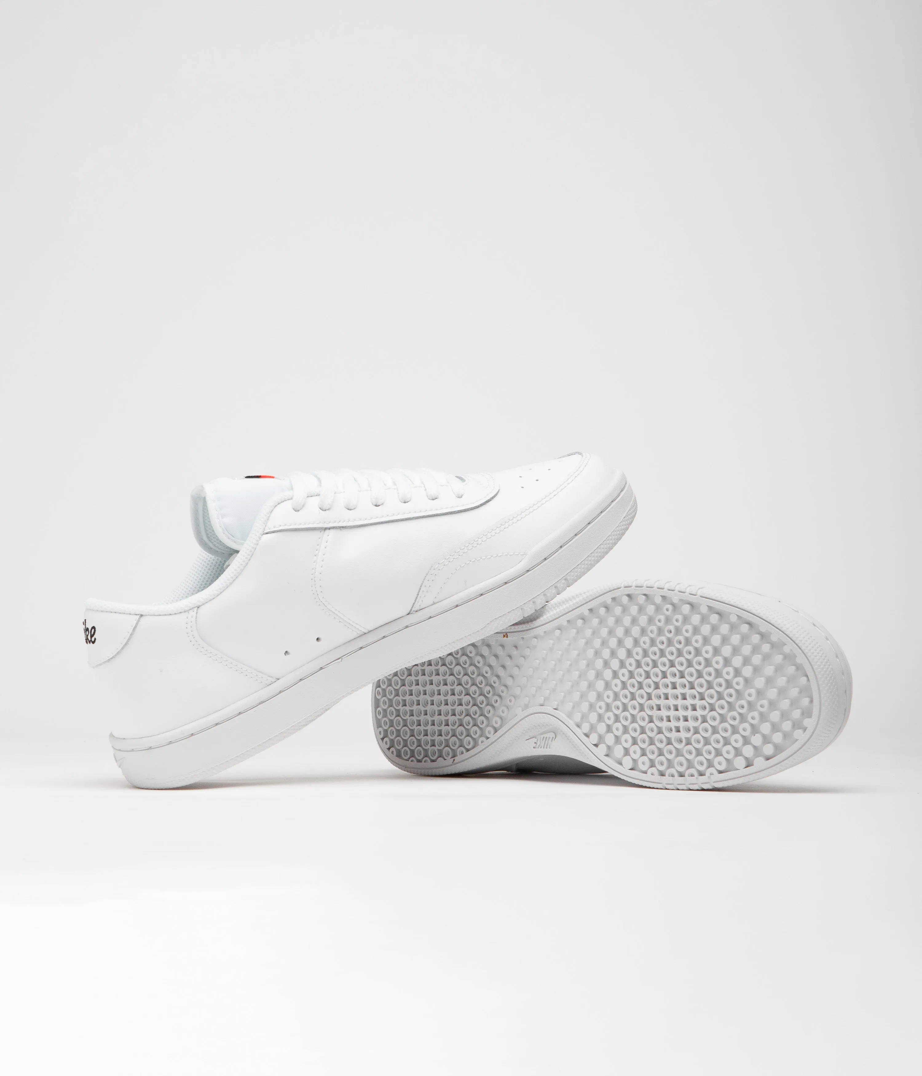 Nike Court Vintage Shoes - White / Black - Total Orange