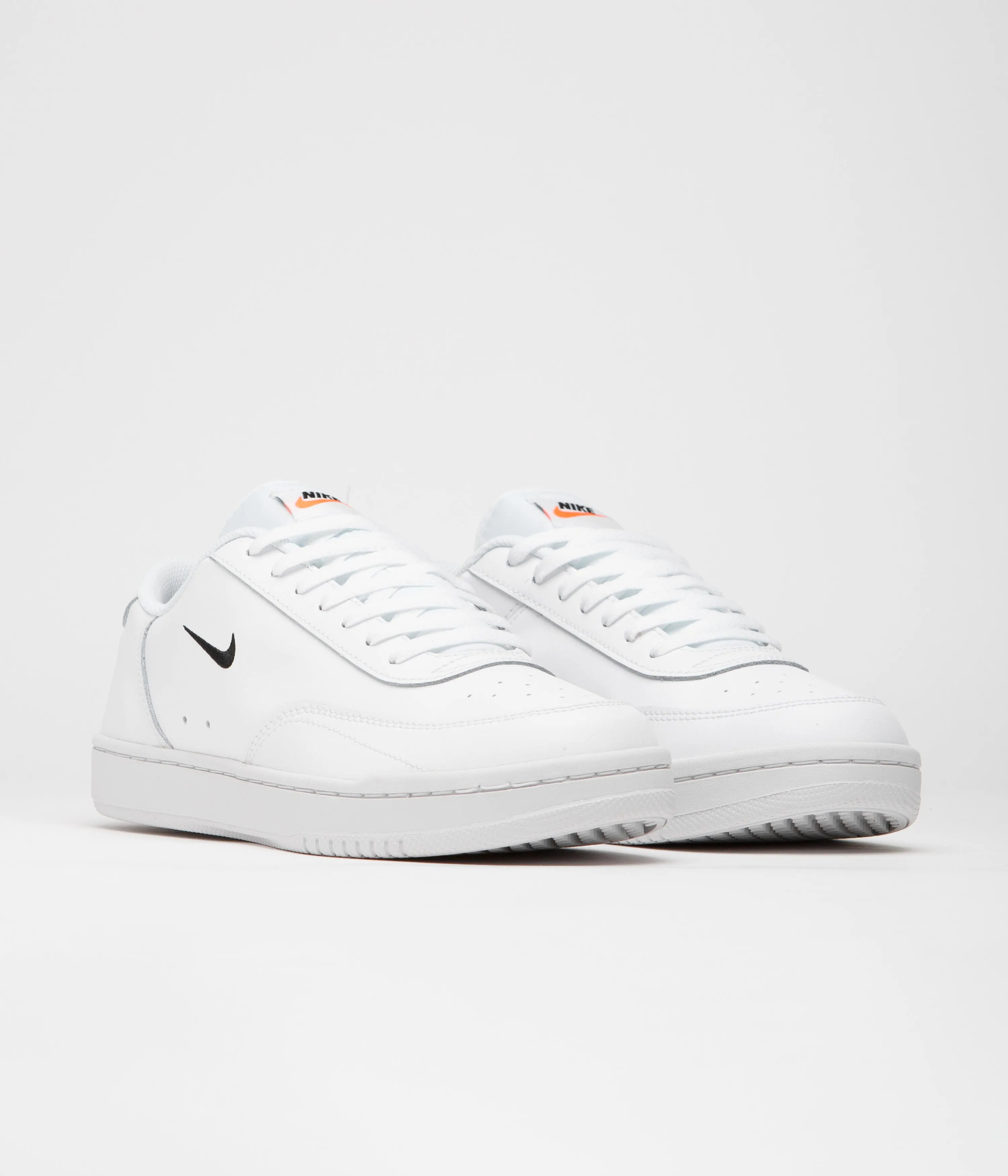 Nike Court Vintage Shoes - White / Black - Total Orange