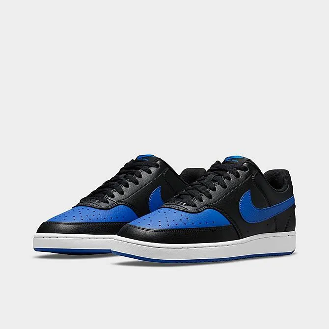 NIKE COURT VISION LO - BLACK/GAME ROYAL-WHITE