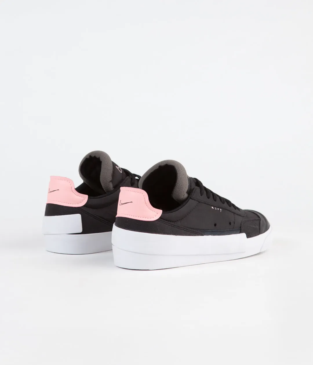 Nike Drop Type LX Shoes - Black / Pink Tint - White - Zinnia