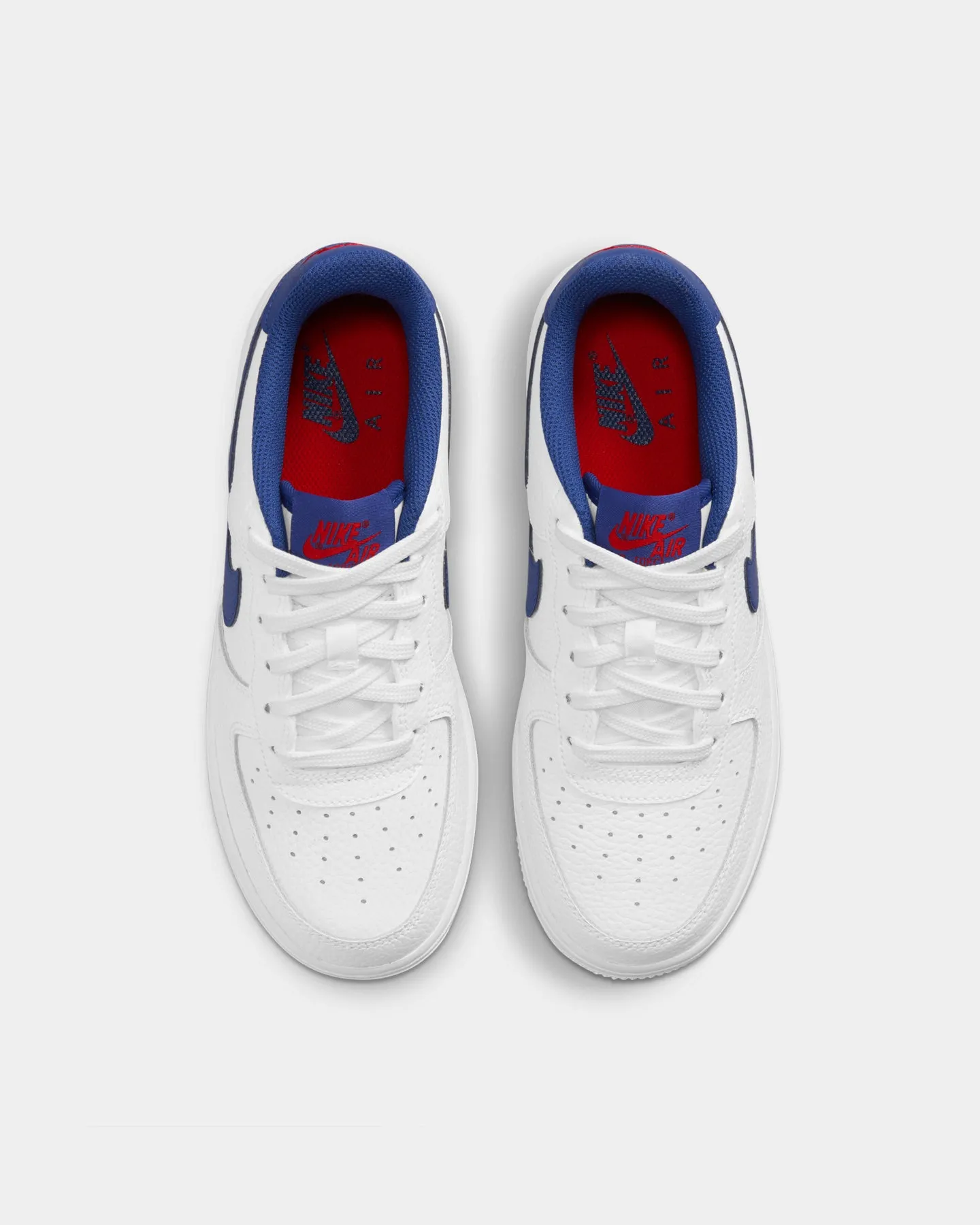 Nike Kids' Air Force 1 (GS) White/Deep Royal