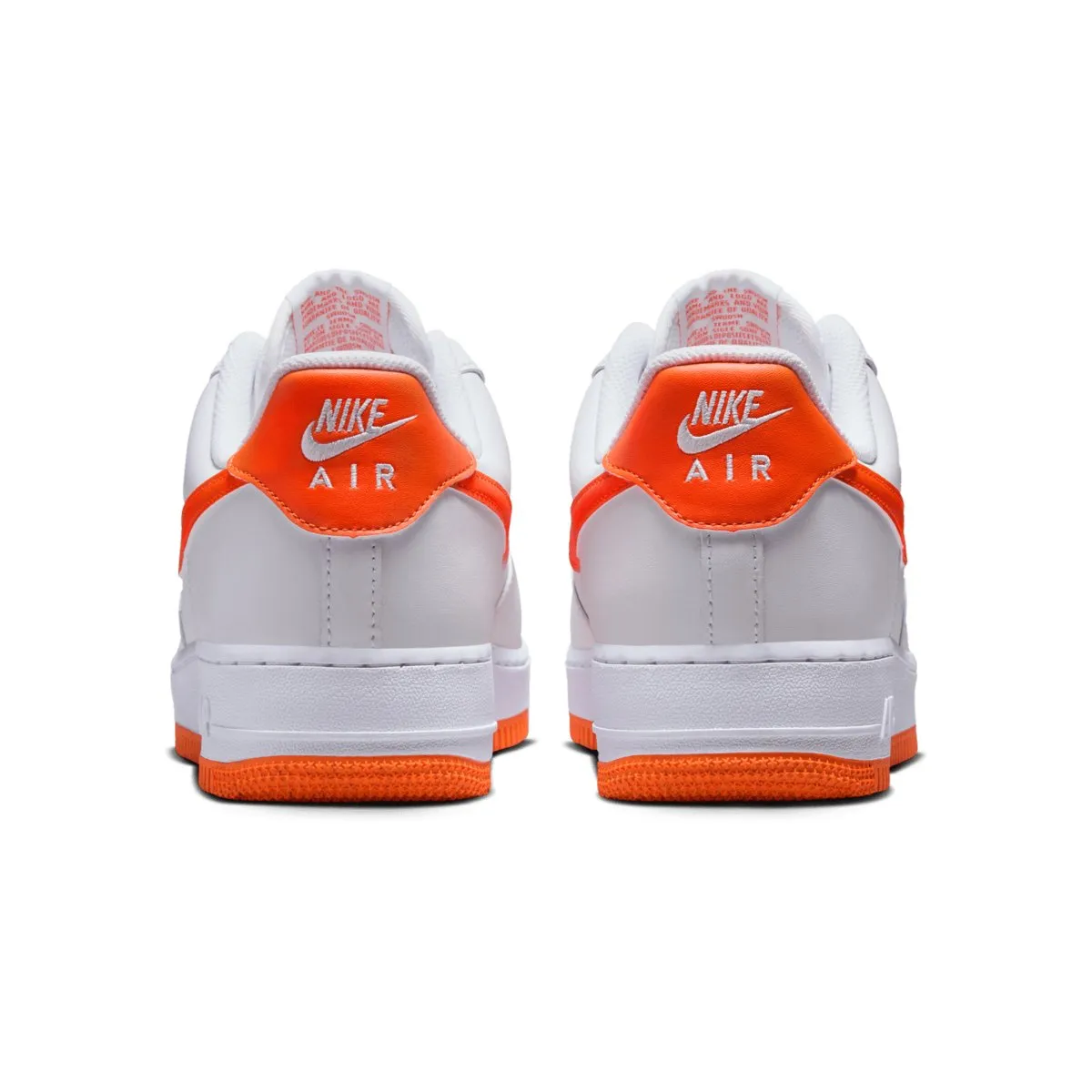 Nike Men's Air Force 1 '07 White/Safety Orange