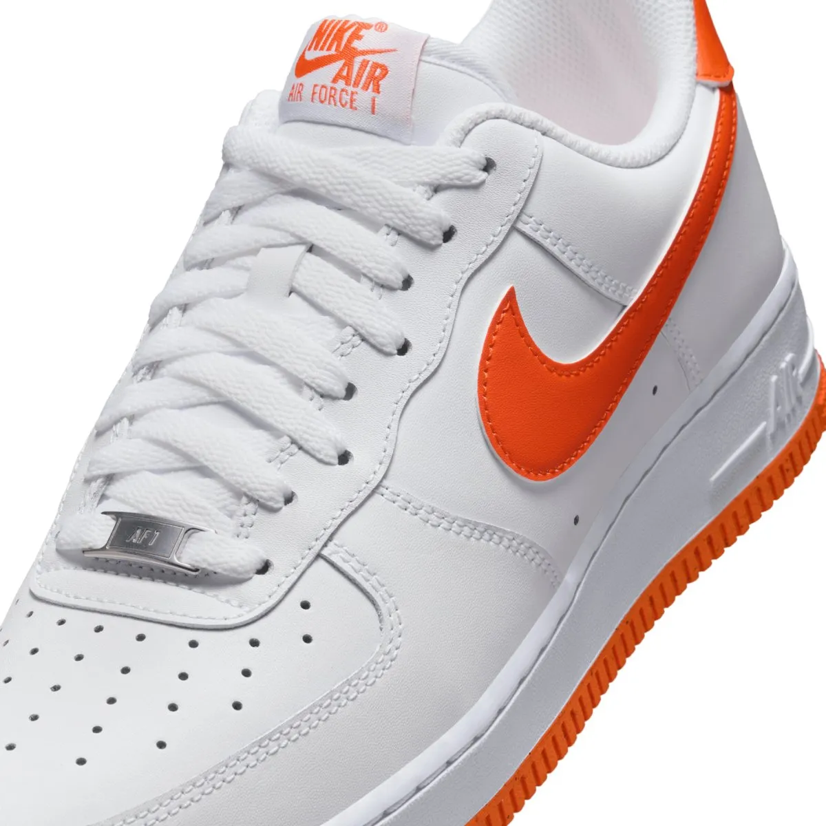 Nike Men's Air Force 1 '07 White/Safety Orange