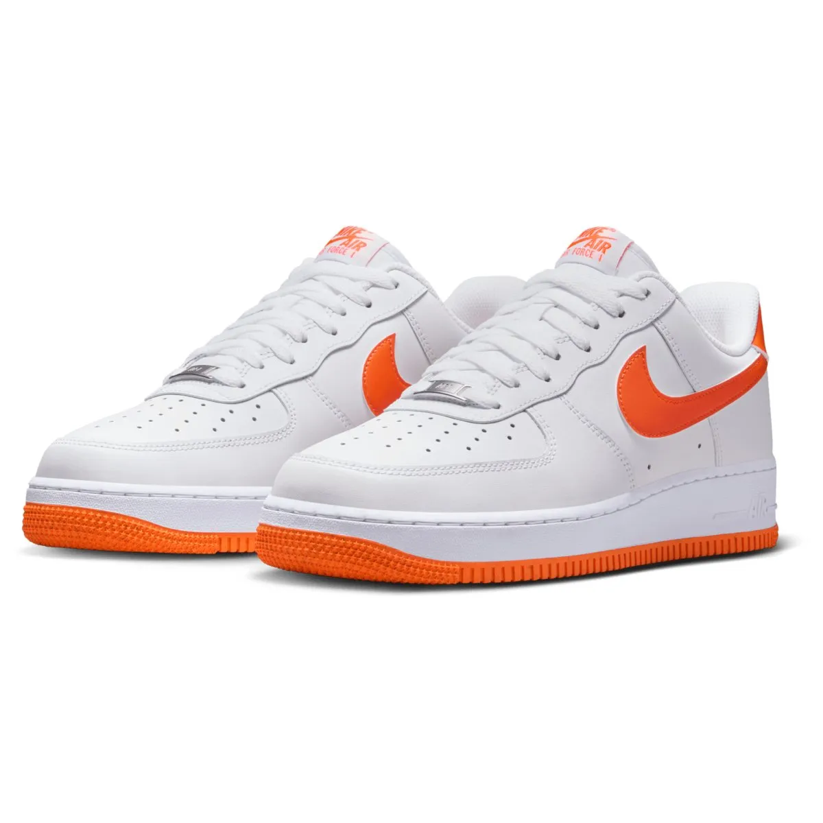 Nike Men's Air Force 1 '07 White/Safety Orange