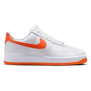 Nike Men's Air Force 1 '07 White/Safety Orange