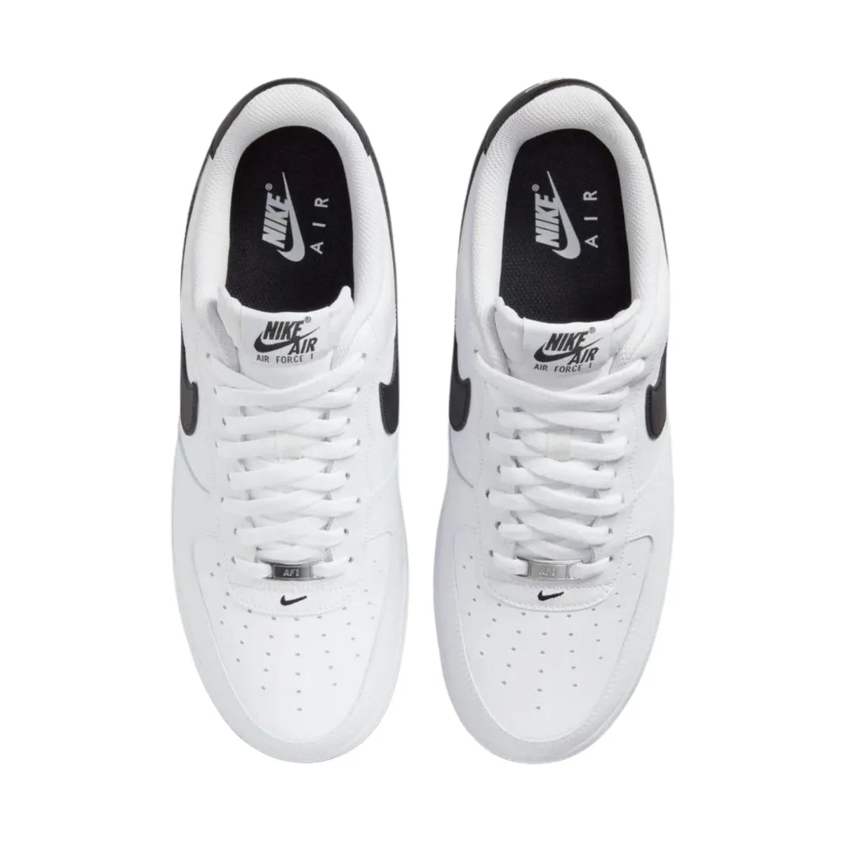 Nike Men's Air Force 1 White/Black Smooth