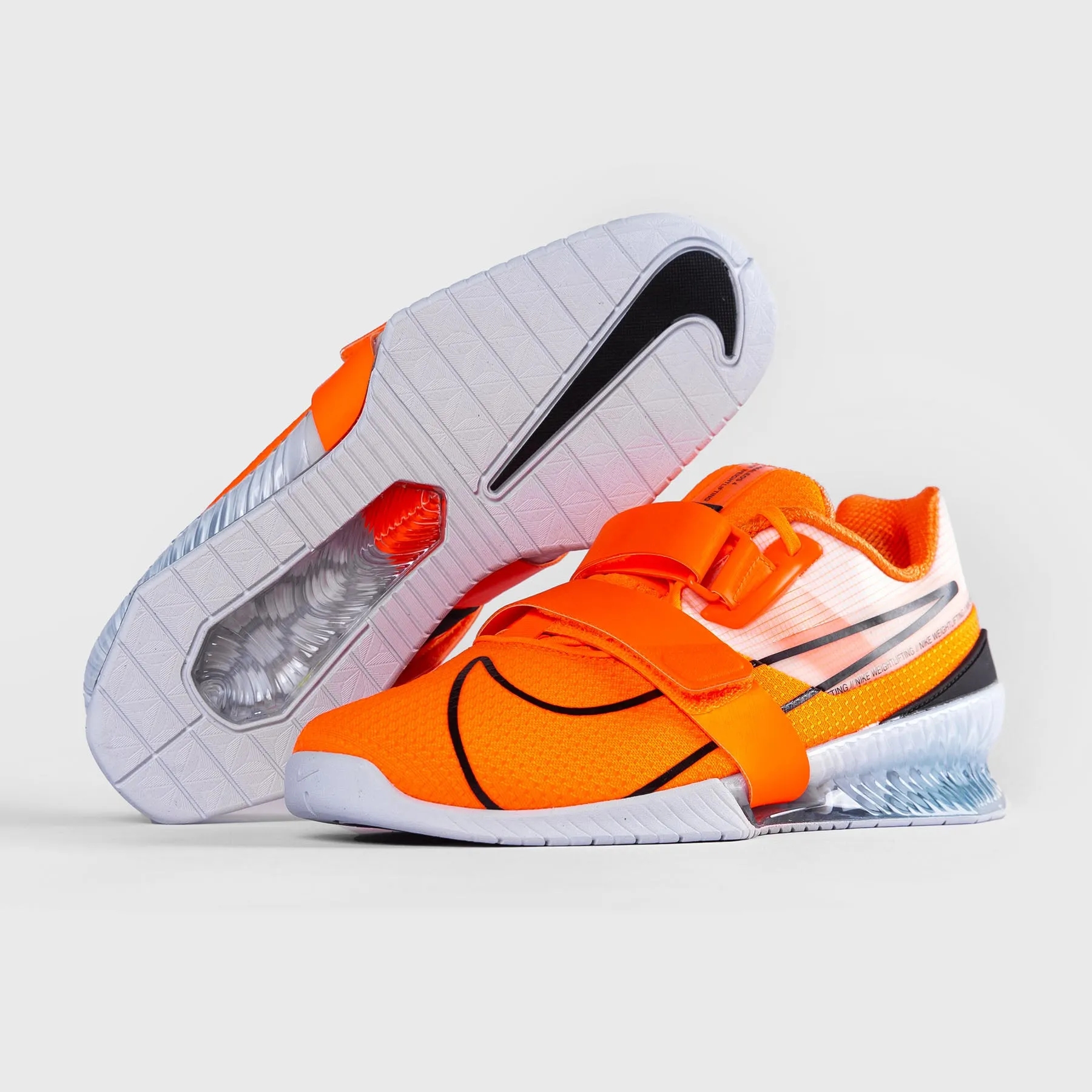 Nike - Romaleos 4 Weightlifting Shoes - TOTAL ORANGE/BLACK-WHITE