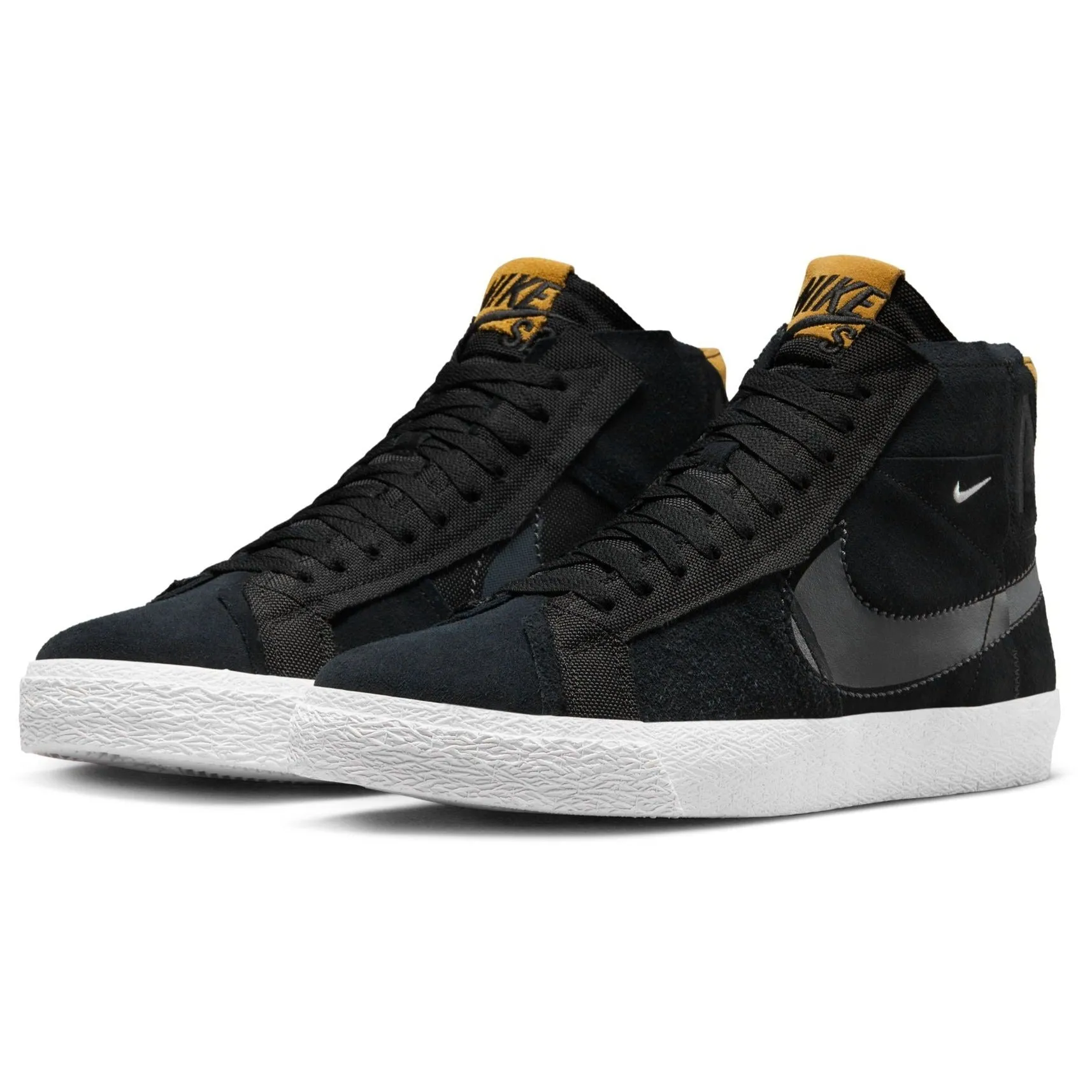 Nike SB Blazer Mid Premium Plus Skateboard Shoe - Black/Anthracite-Black-White