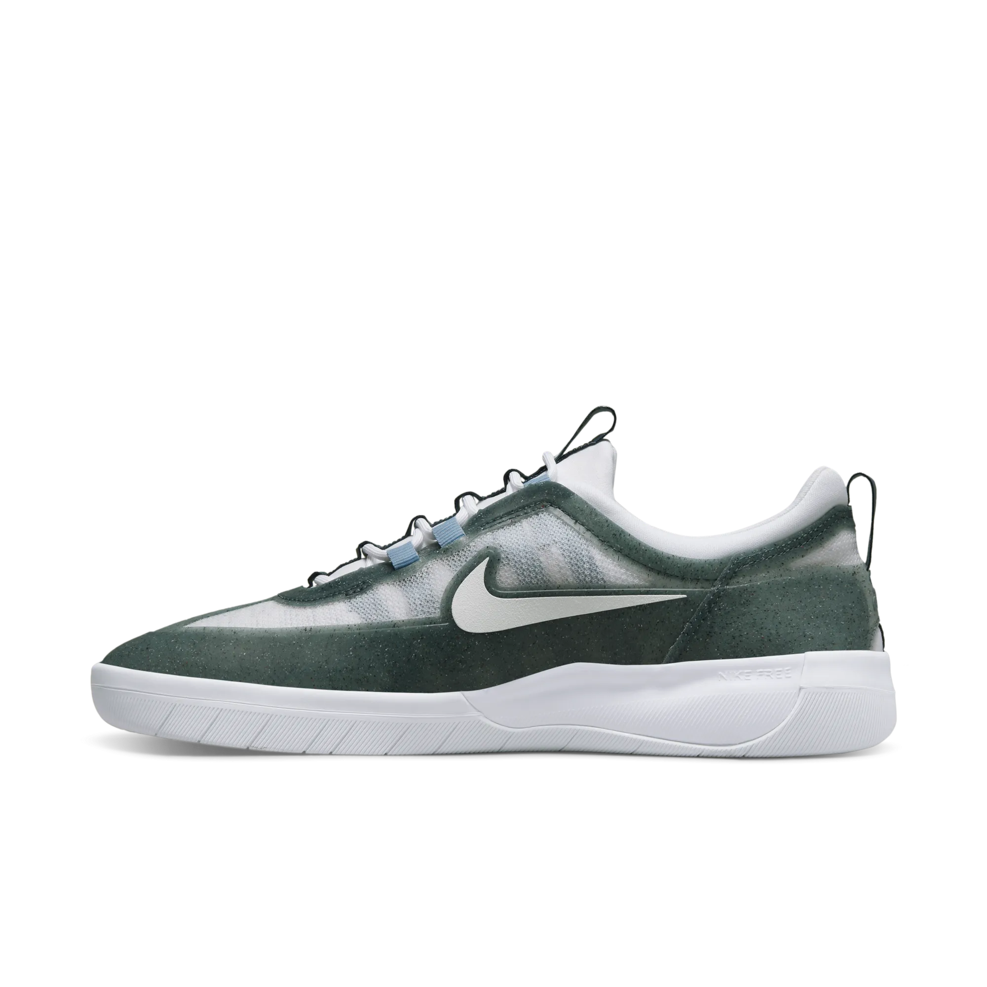 Nike SB Nyjah Free 2 Premium Ash Green/Boarder Blue/Barely Green/White