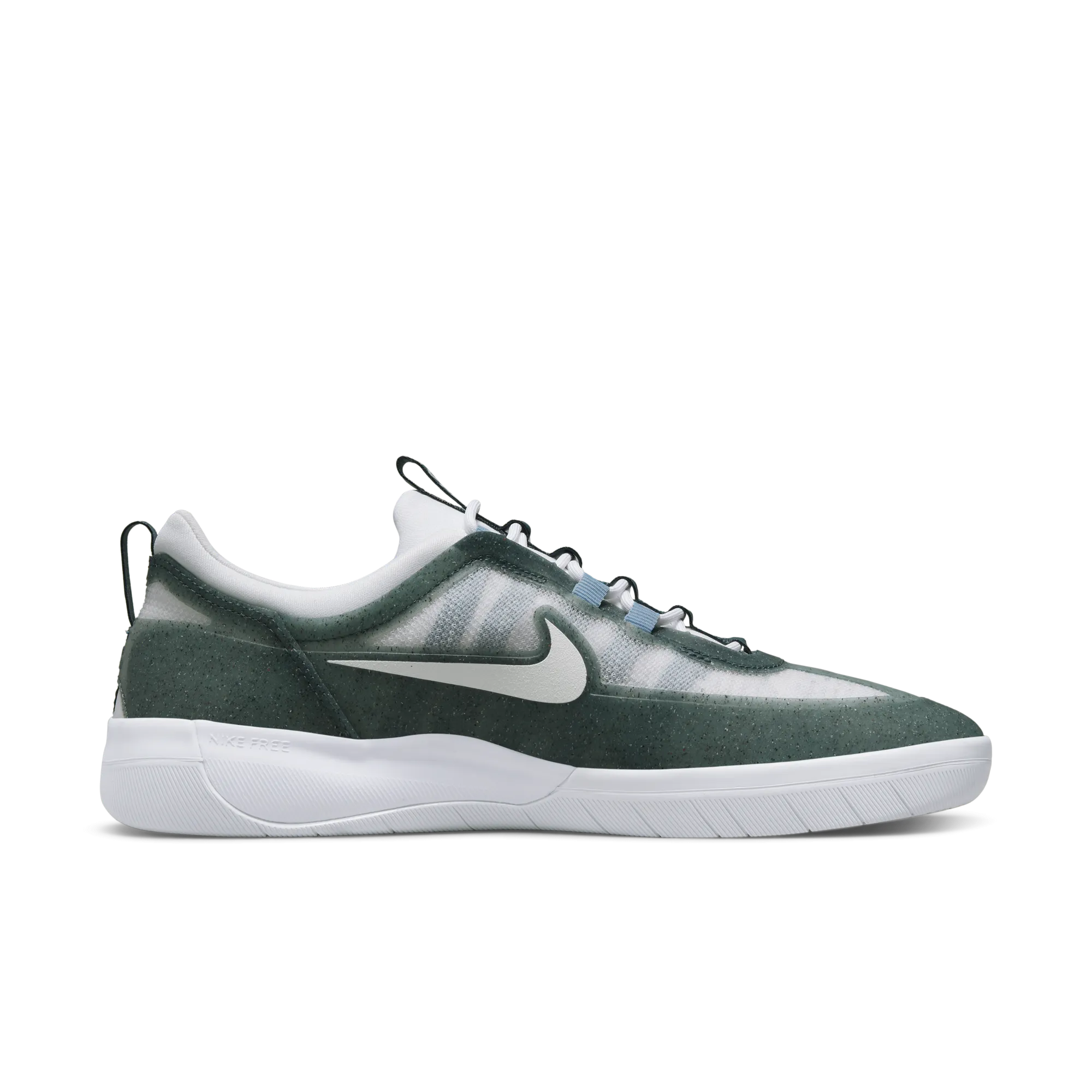 Nike SB Nyjah Free 2 Premium Ash Green/Boarder Blue/Barely Green/White