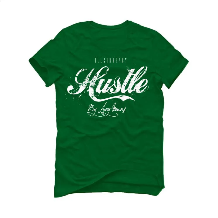 Nike SB x Air Jordan 4 “Pine Green” | illcurrency Pine Green T-Shirt (Hustle By Any Means)