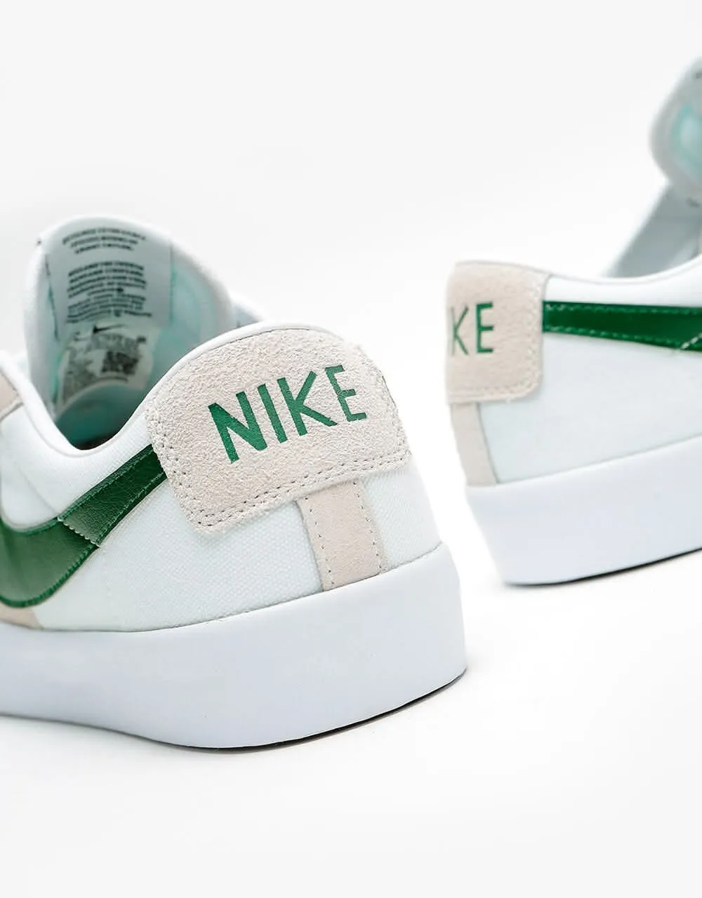 Nike SB Zoom Blazer Low Pro GT Skate Shoes - White/Fir-White-Gum Lt Brown