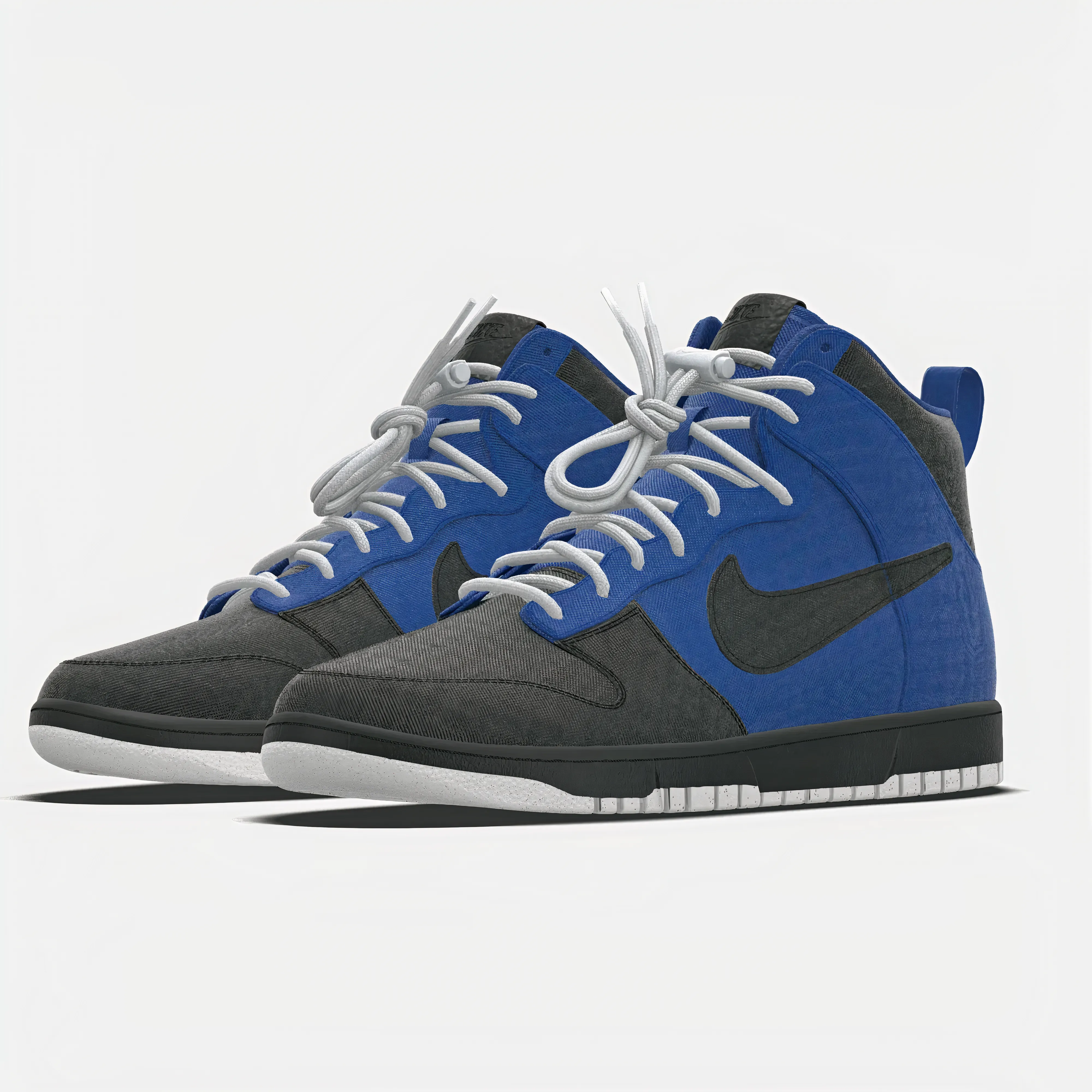 NIKE x FOCUS RICH EXCLUSIVE "AIR FOCUS" DUNKS (BLUE / BLACK)