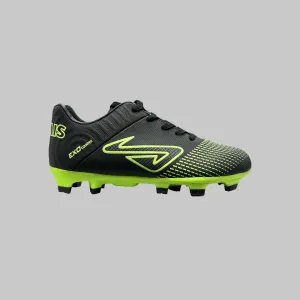 Nomis Immortal 2.0 FG Boots- Black/Fluro Lime- JUNIOR