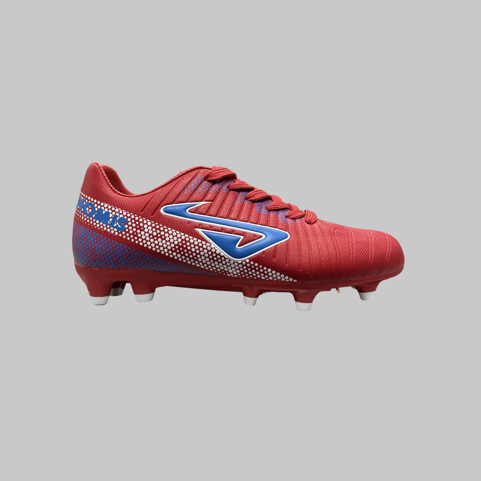 Nomis Prodigy 2.0 FG Boots- Red/Royal/White- JUNIOR