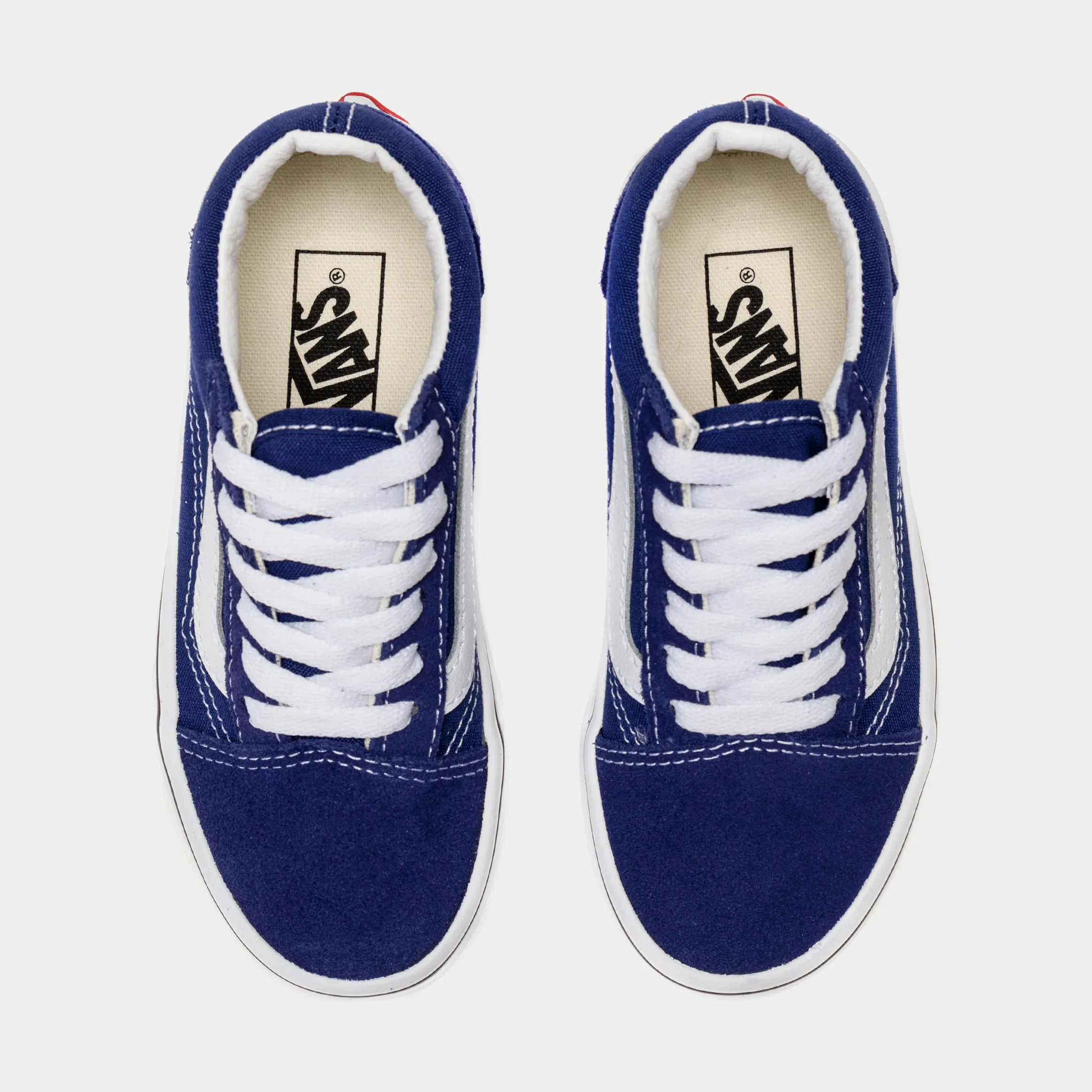 Old Skool Preschool Skate Shoes (Blue/White)