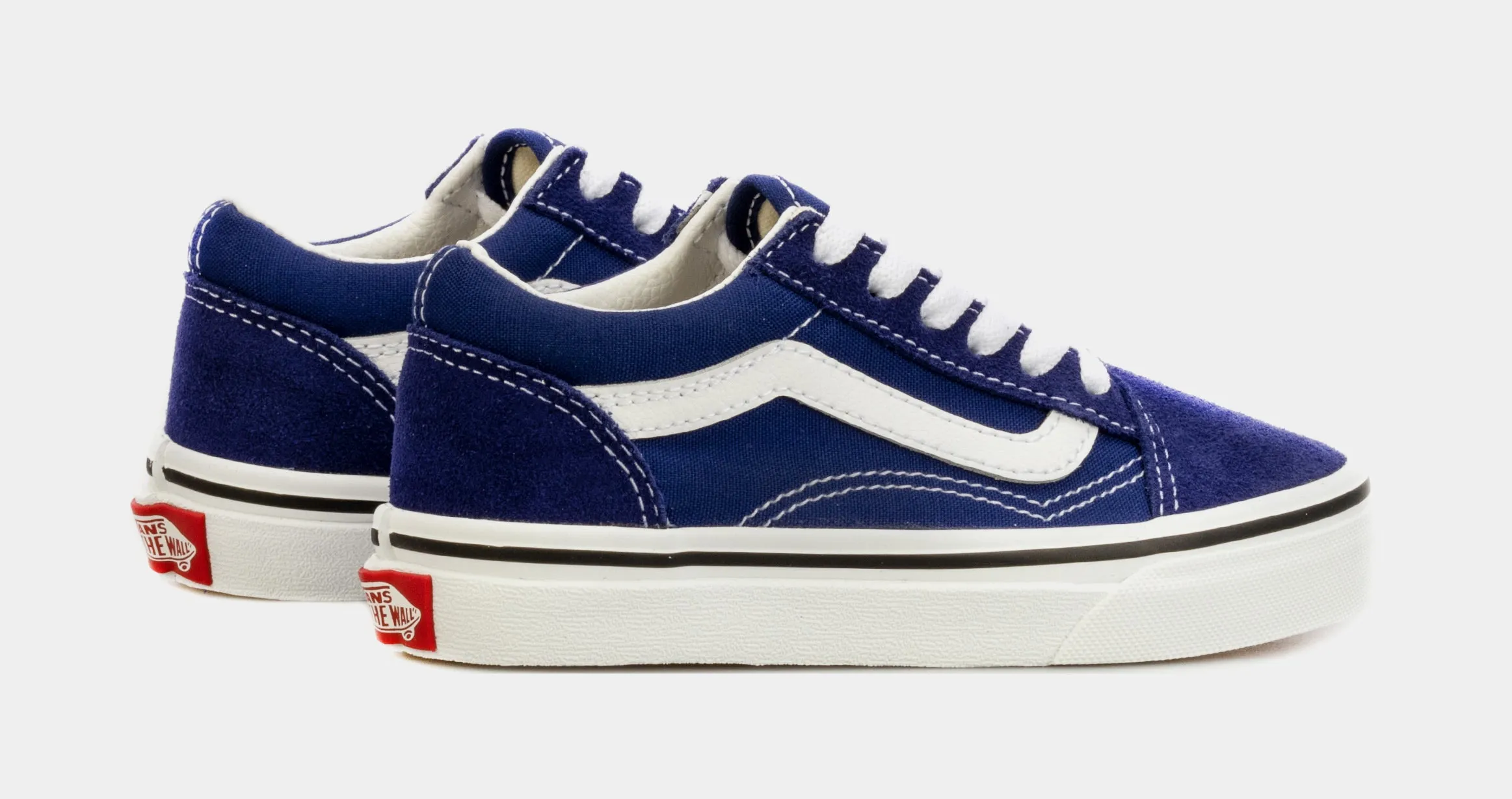 Old Skool Preschool Skate Shoes (Blue/White)