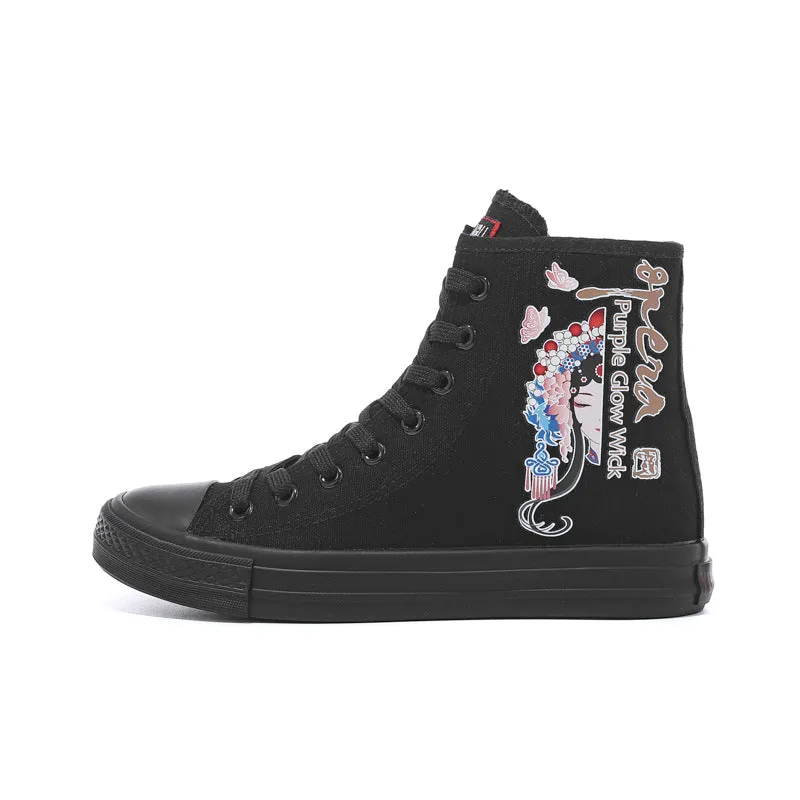 Owlkay Casual Retro High Top Shoes