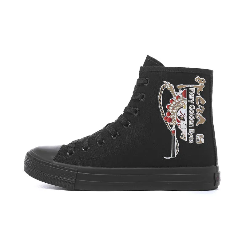 Owlkay Casual Retro High Top Shoes