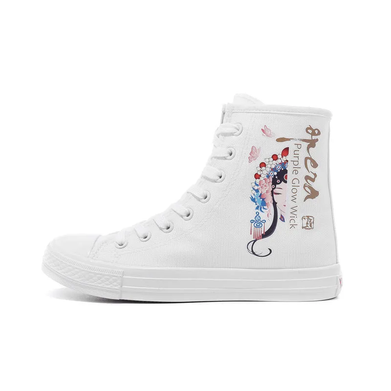 Owlkay Casual Retro High Top Shoes