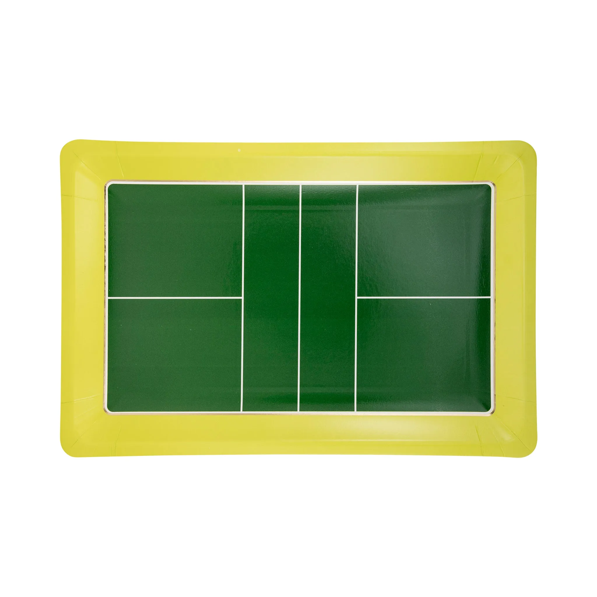 PCK1040 - Pickleball Court Shaped Paper Plate