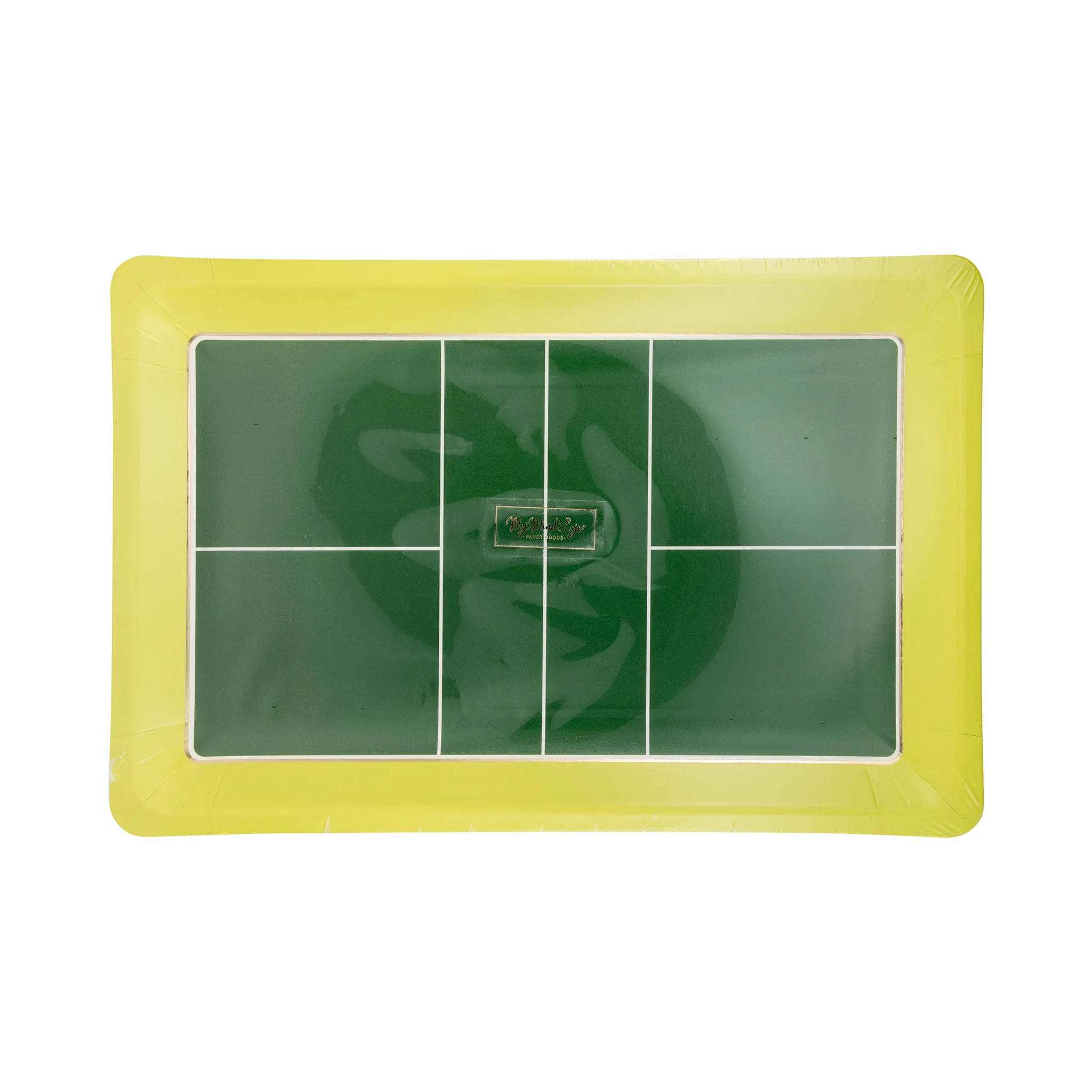 PCK1040 - Pickleball Court Shaped Paper Plate