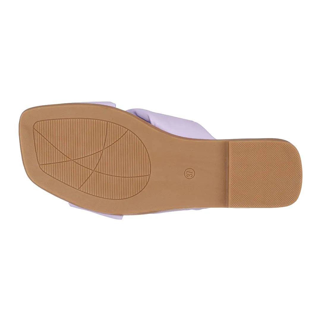 Perri Purple Flat Sandals