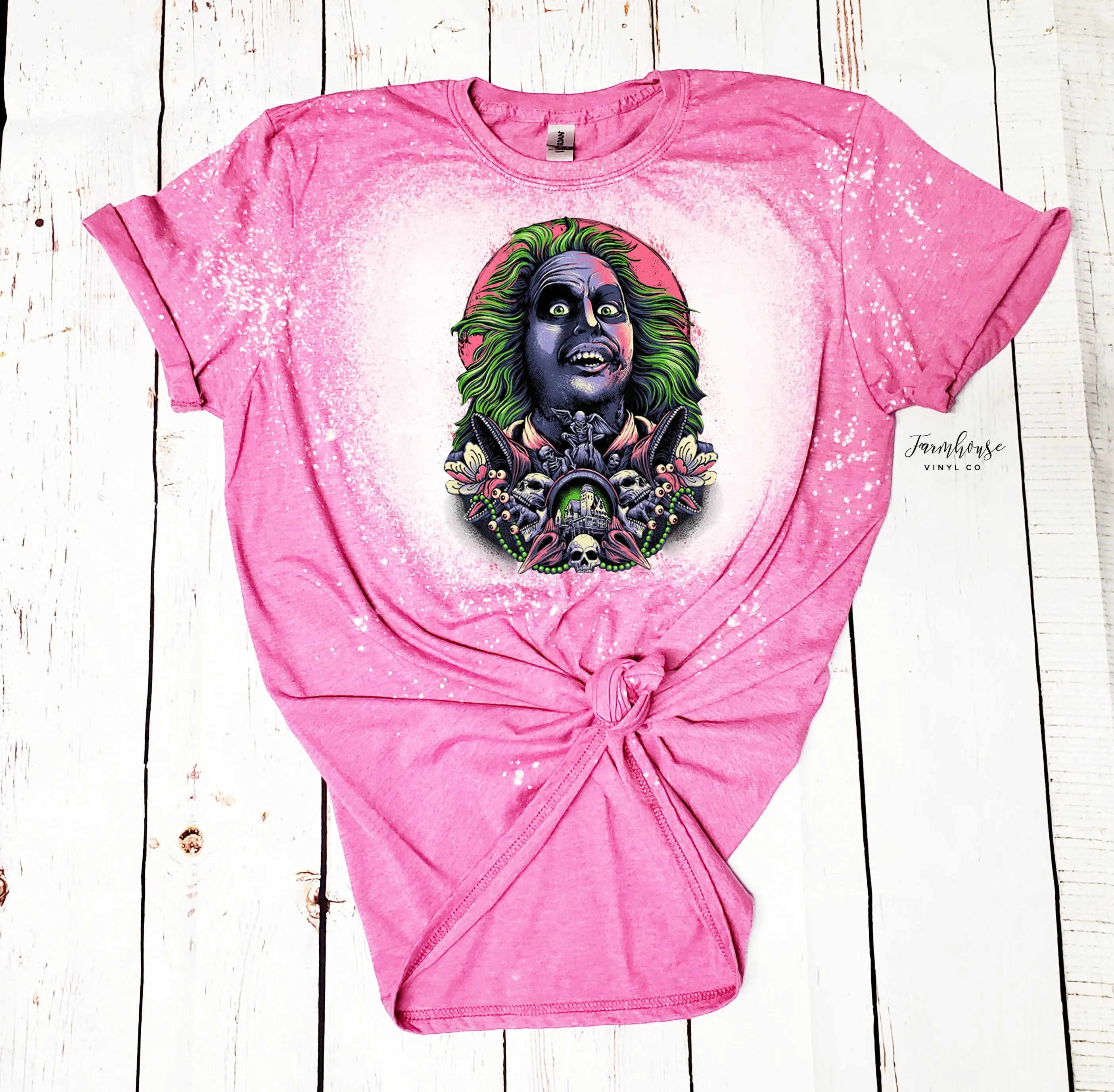 Pop Art Beetlejuice Bleached Shirt