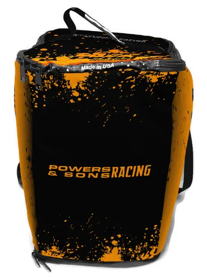 Powers & Sons Racing 2023 CYCLING RACEDAY BAG™ ORANGE