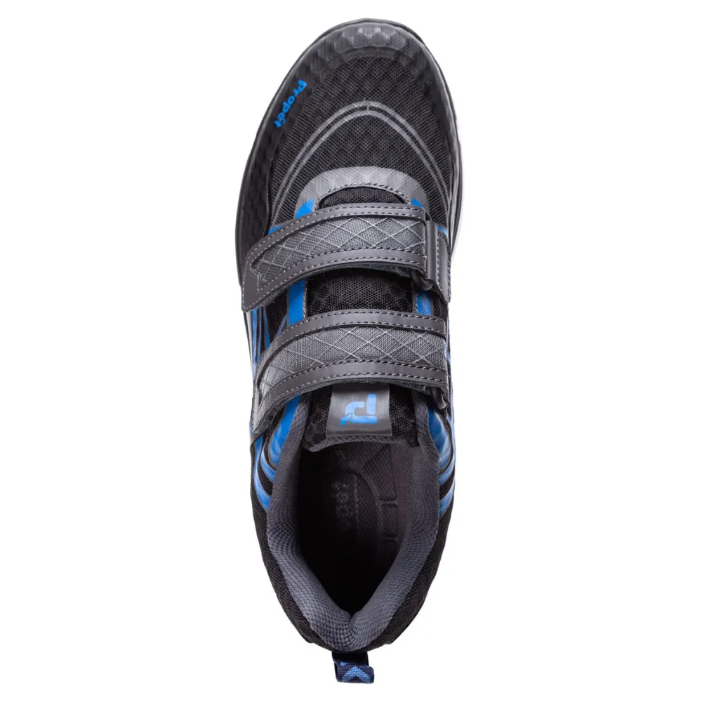 Propet Ultra Strap Black/Blue Sneaker (Men's)