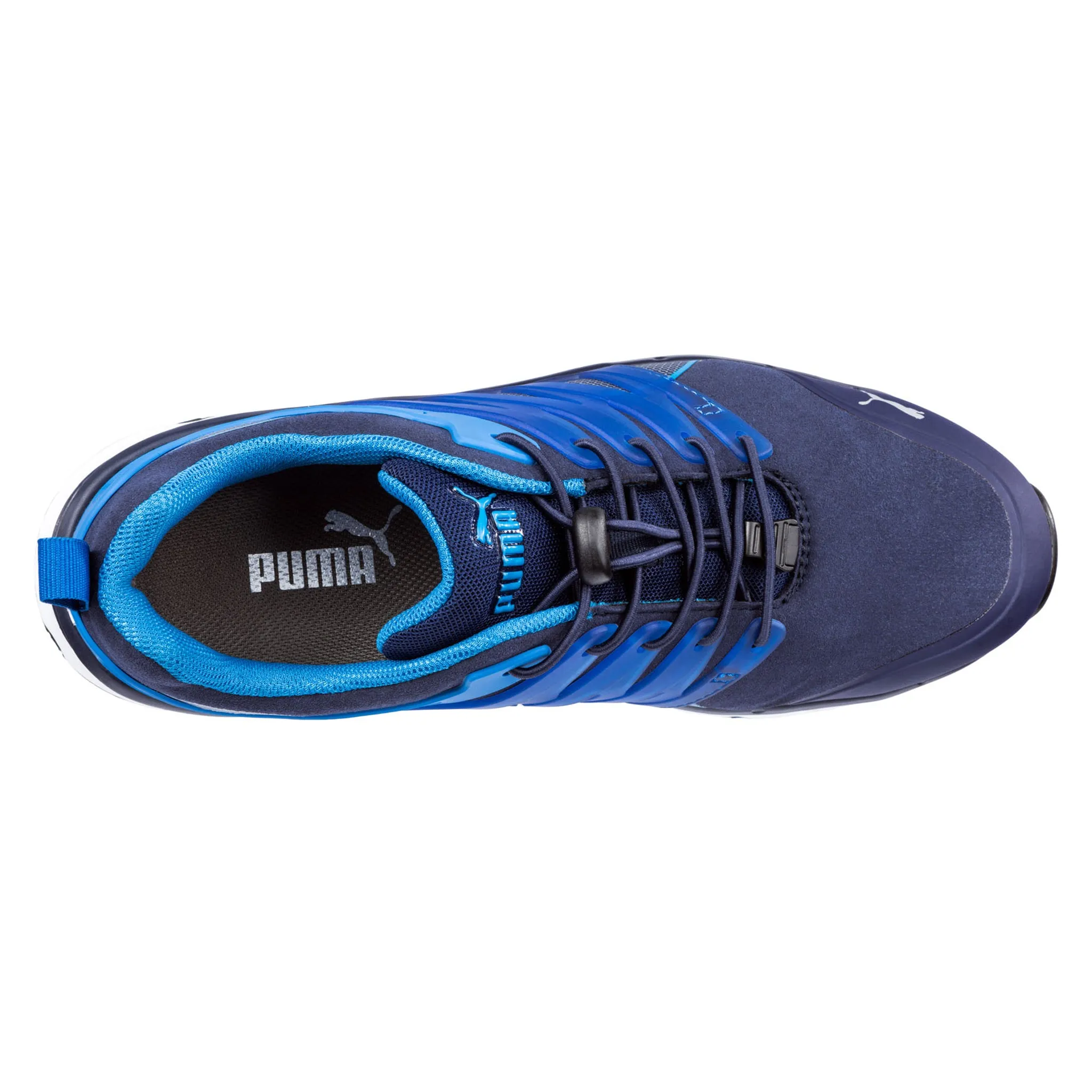 Puma Men's 643855 Velocity 2.0 Low Blue Safety Composite Toe Metal Free Work Shoes