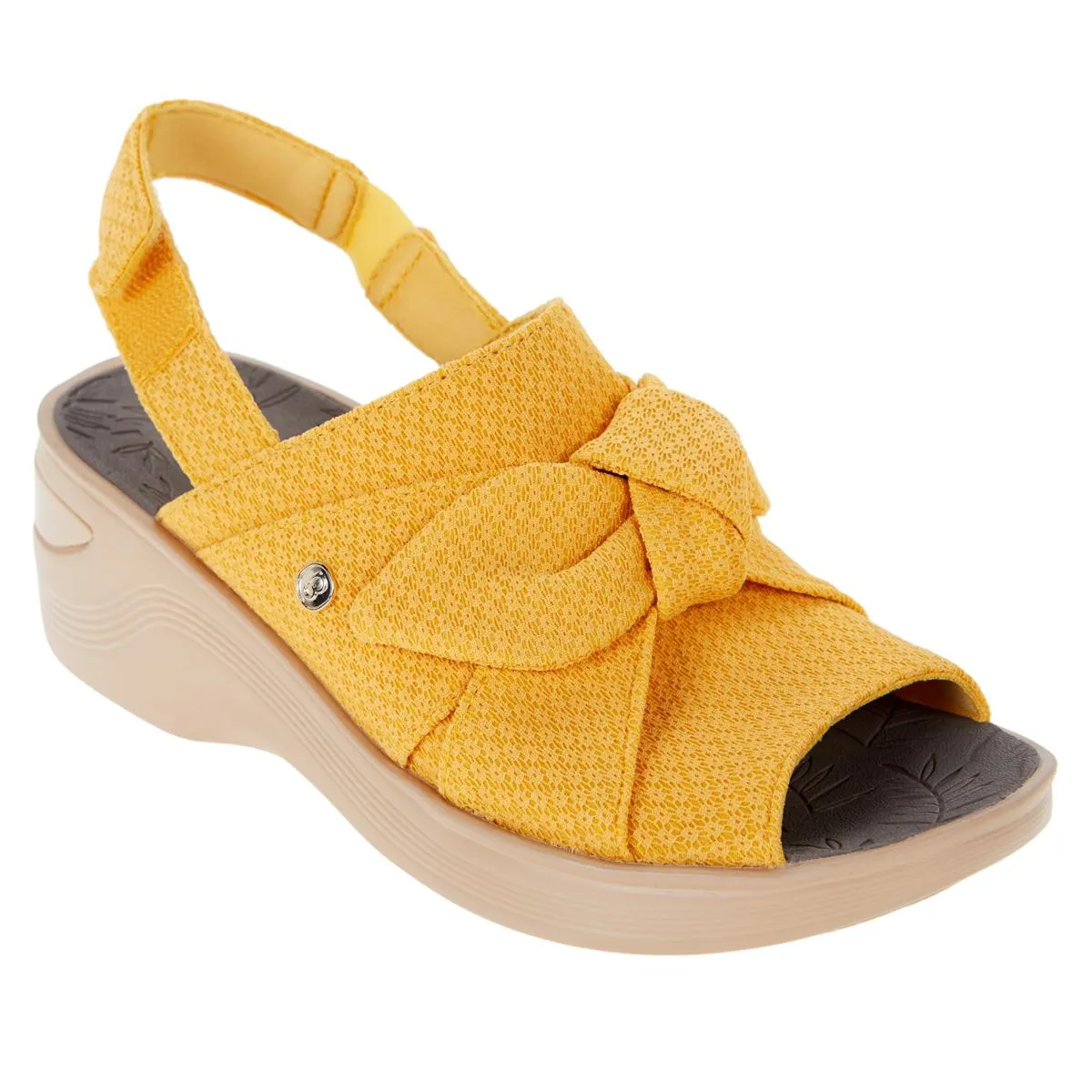 "AS IS" Bzees Daisy Washable Slingback Sandal