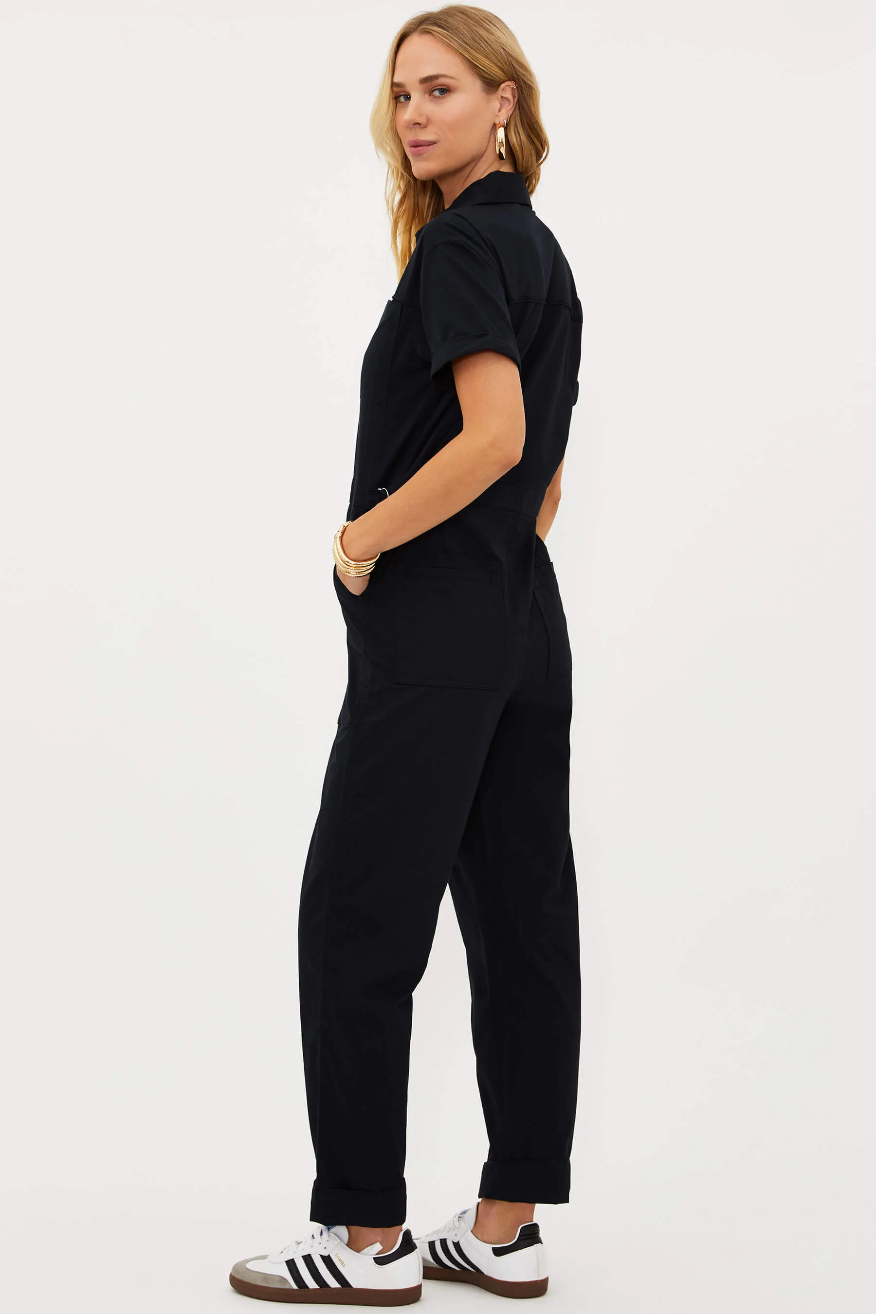 Racetrack Jumpsuit Black