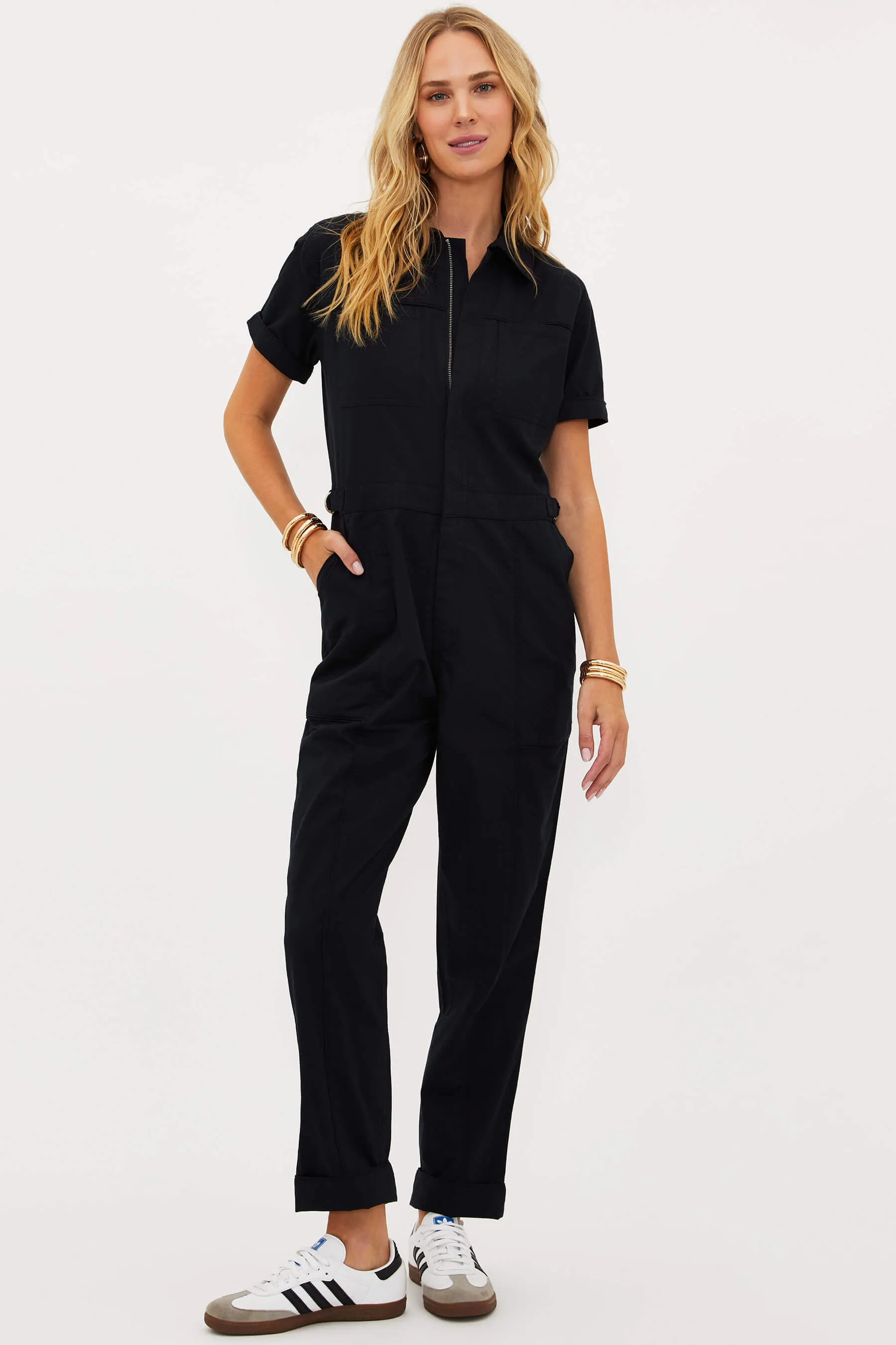 Racetrack Jumpsuit Black