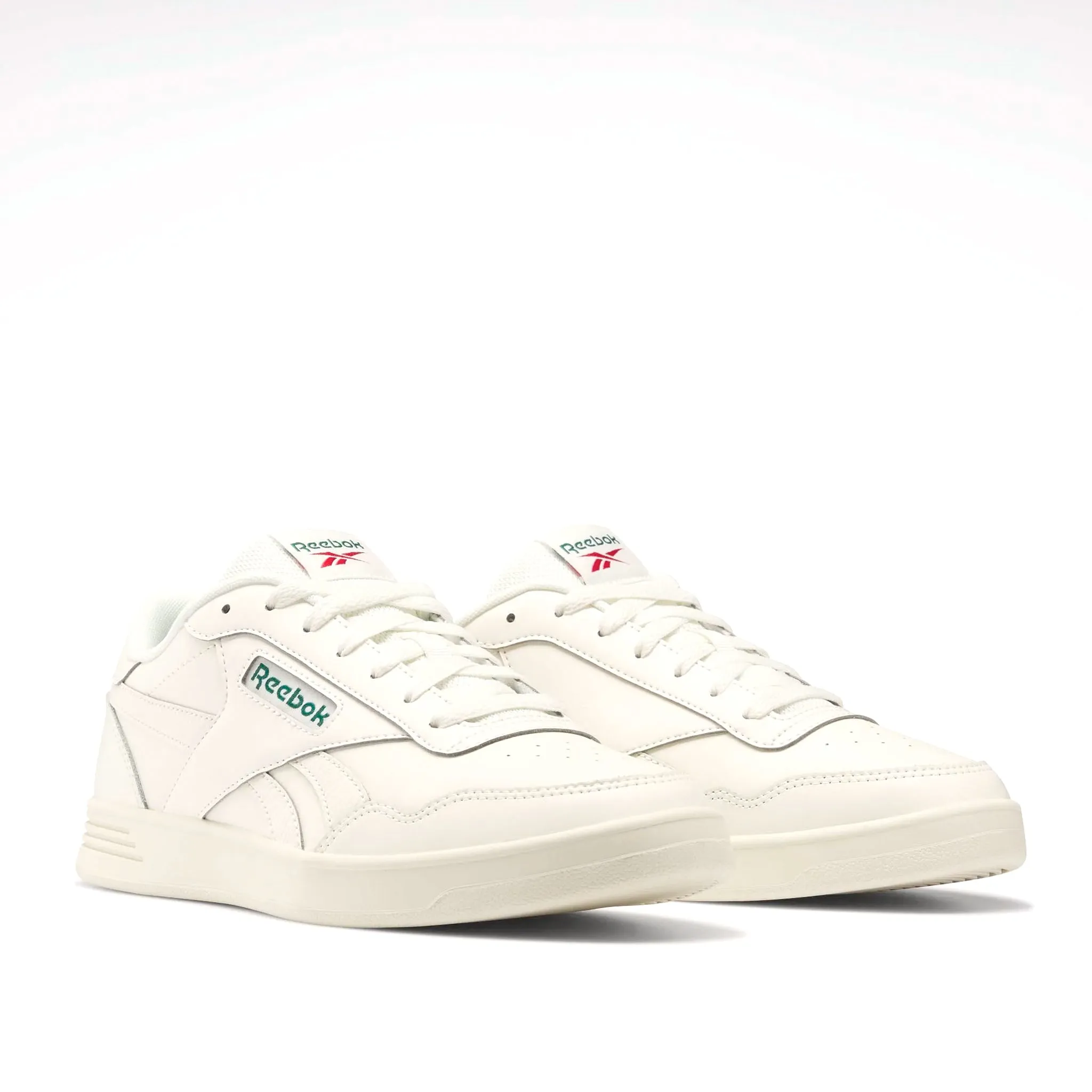 Reebok Court Advance Chalk/Dark Green/Flash Red Sale