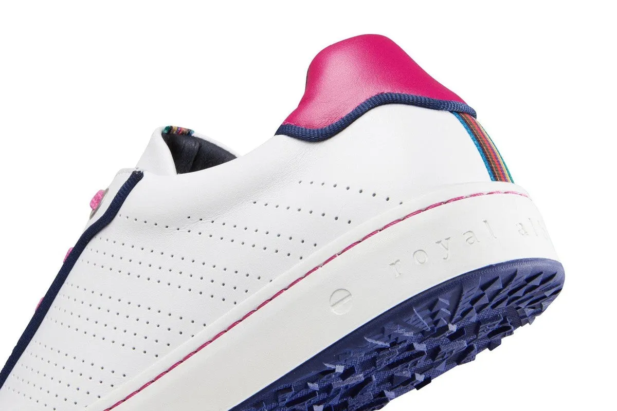 Royal Albartross Hampton Shoe - White/Fuchsia