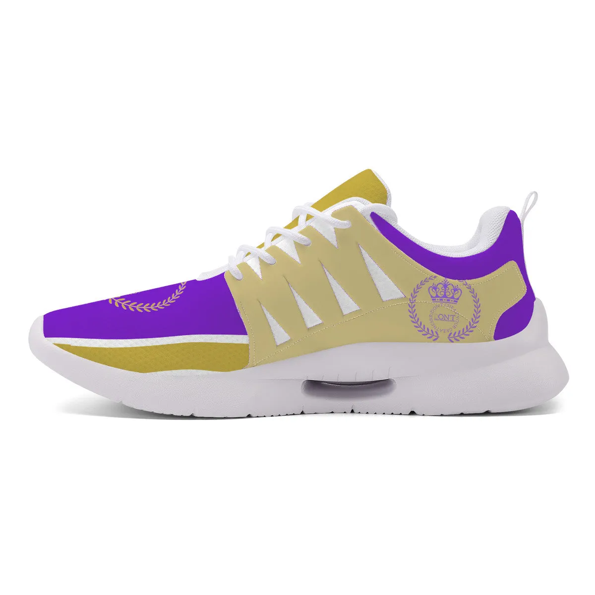 Royalty 24 Purple ,Gold Logo & Stripes Unisex New Training Runing Shoes