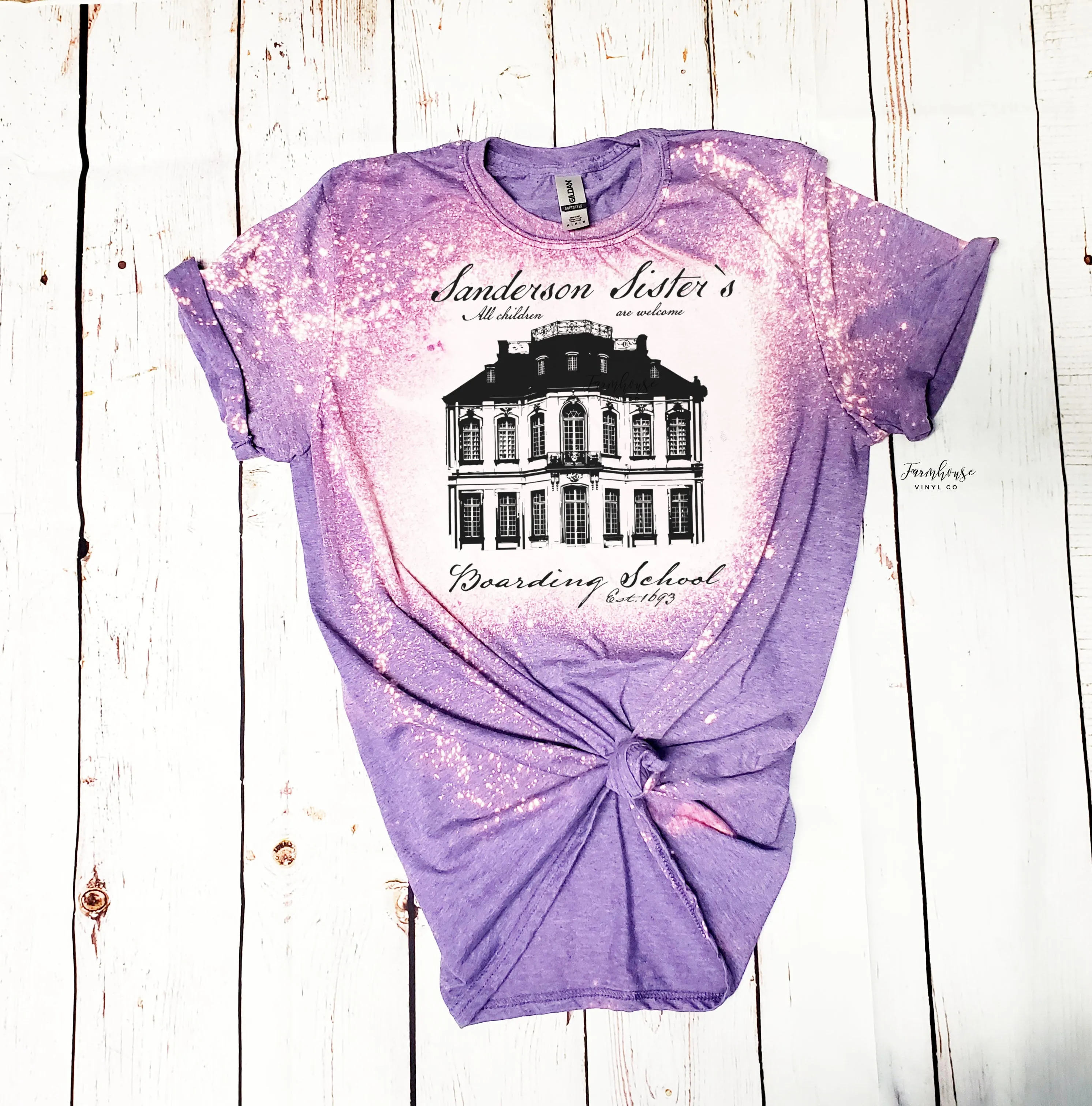 Sanderson Sisters Boarding School Bleached Shirt