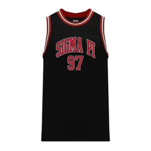 Sigma Pi Black Basketball Jersey