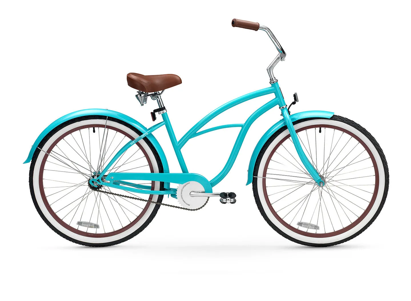 sixthreezero Teal Single Speed Women's Beach Cruiser Bike