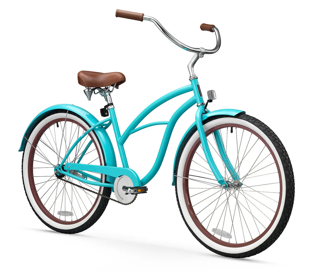 sixthreezero Teal Single Speed Women's Beach Cruiser Bike