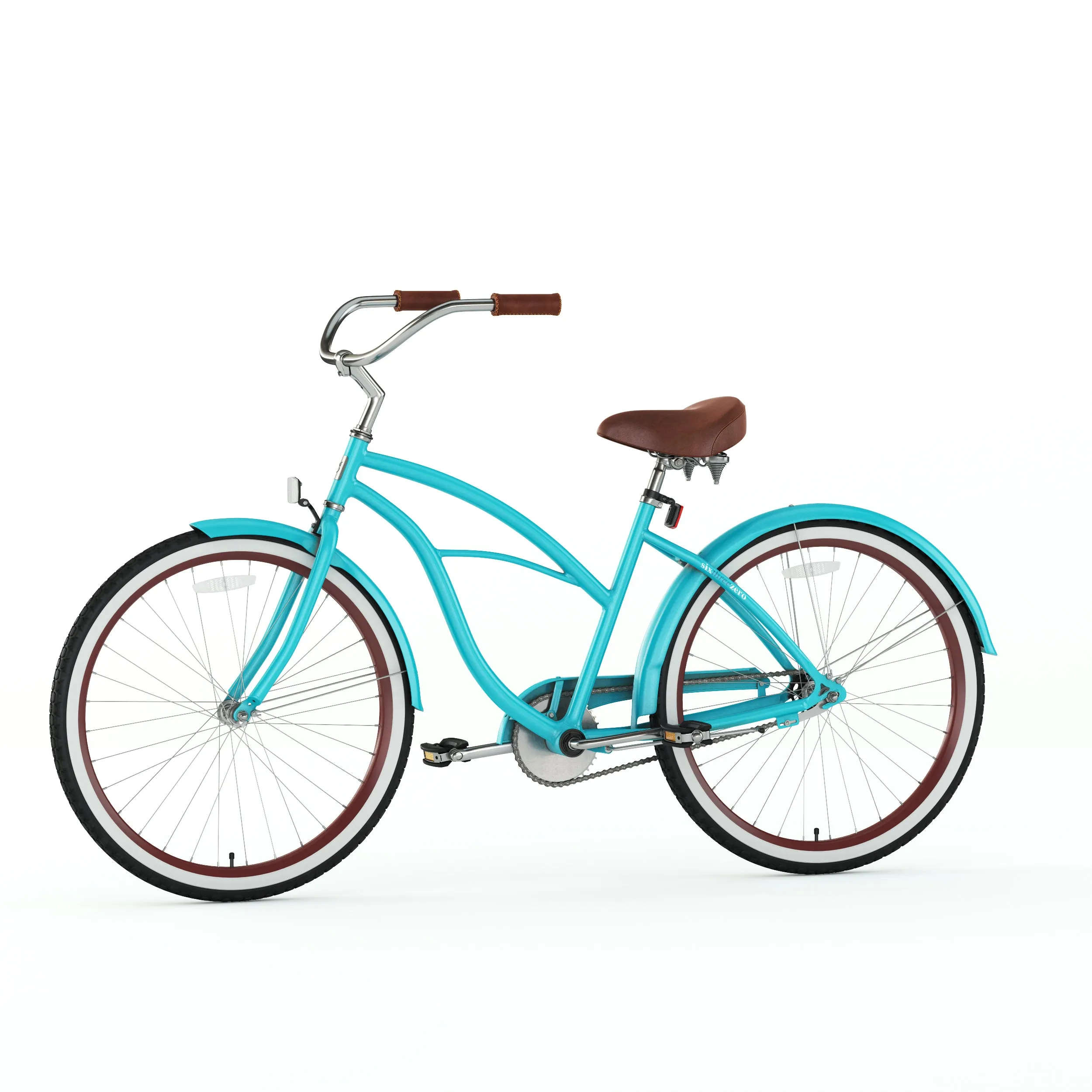 sixthreezero Teal Single Speed Women's Beach Cruiser Bike