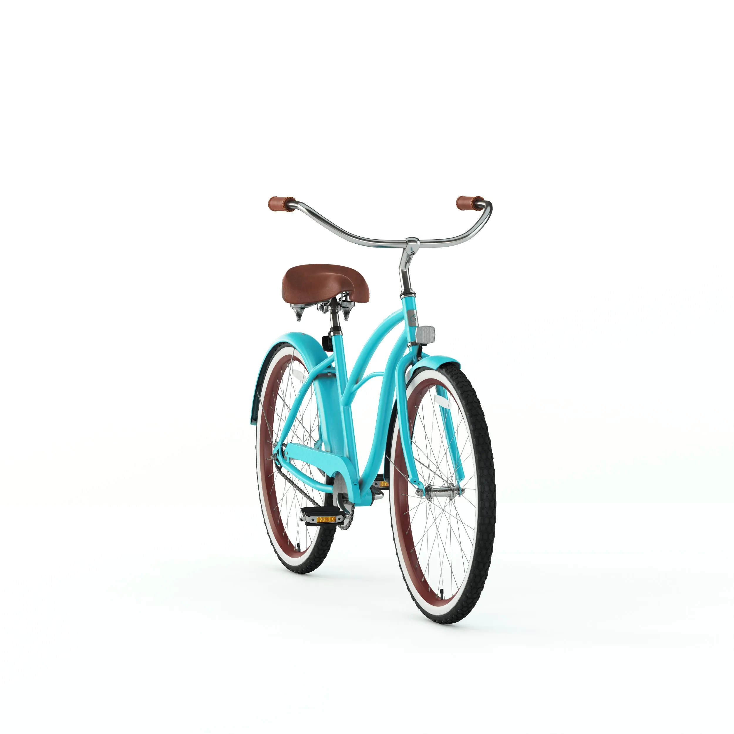 sixthreezero Teal Single Speed Women's Beach Cruiser Bike