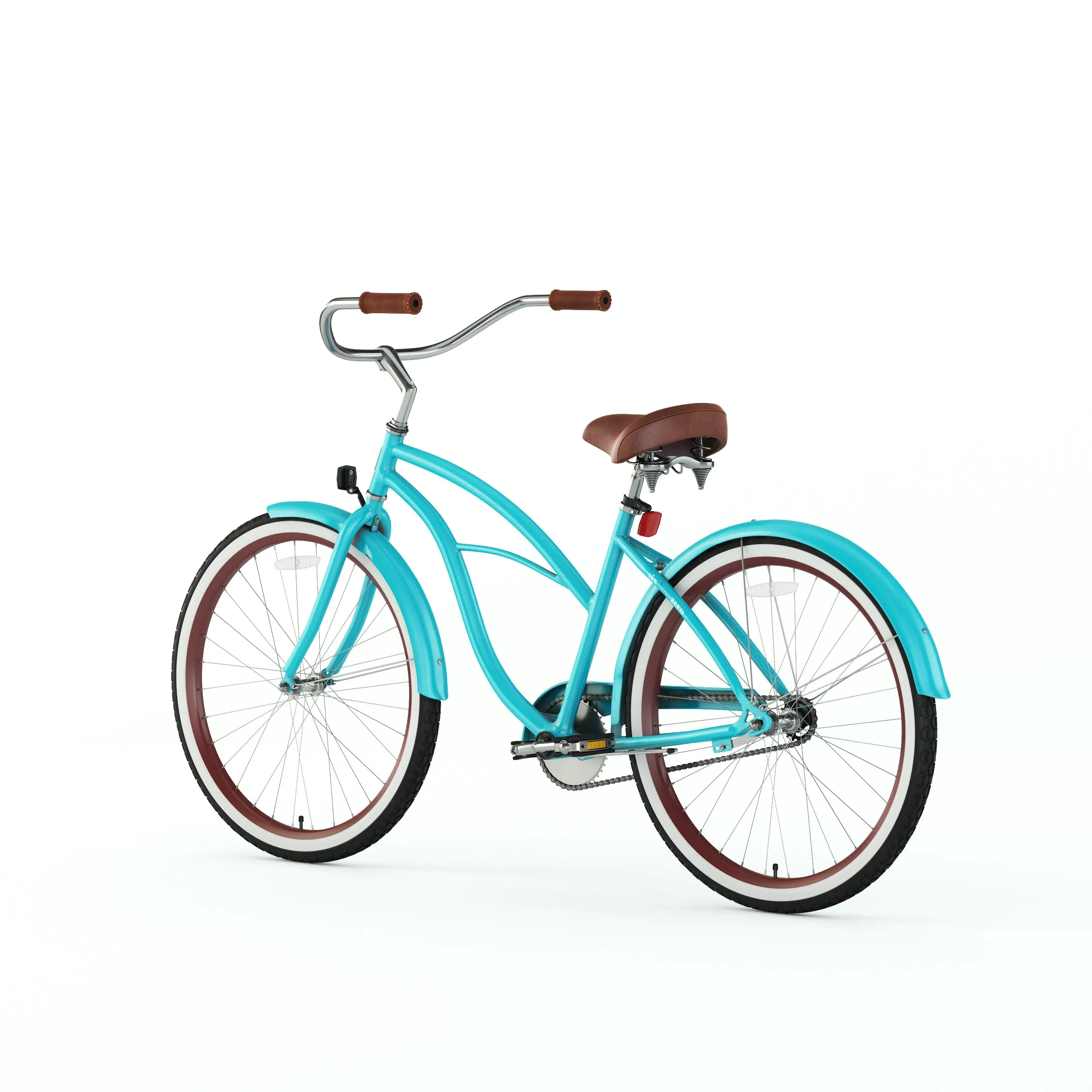 sixthreezero Teal Single Speed Women's Beach Cruiser Bike